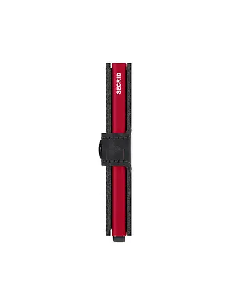 SECRID | Portefeuille - Miniwallet Optical Mini Noir Rouge | schwarz